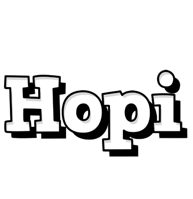 Hopi snowing logo