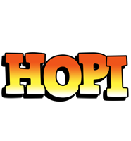 Hopi sunset logo