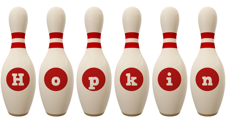 Hopkin bowling-pin logo