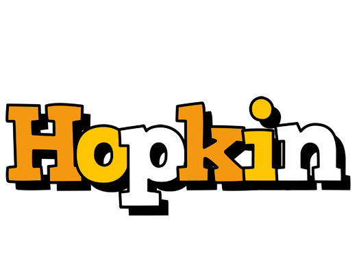 Hopkin cartoon logo