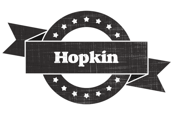 Hopkin grunge logo