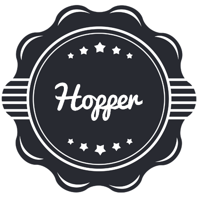 Hopper badge logo