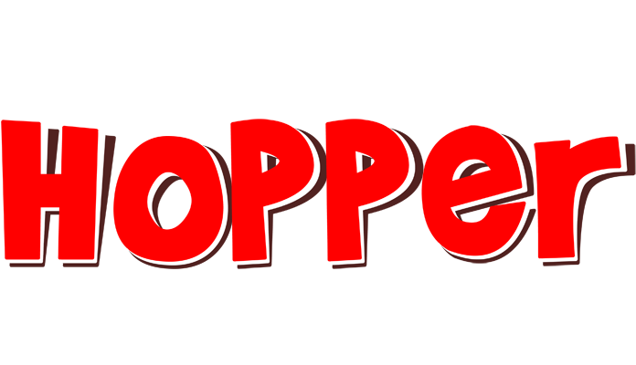 Hopper basket logo