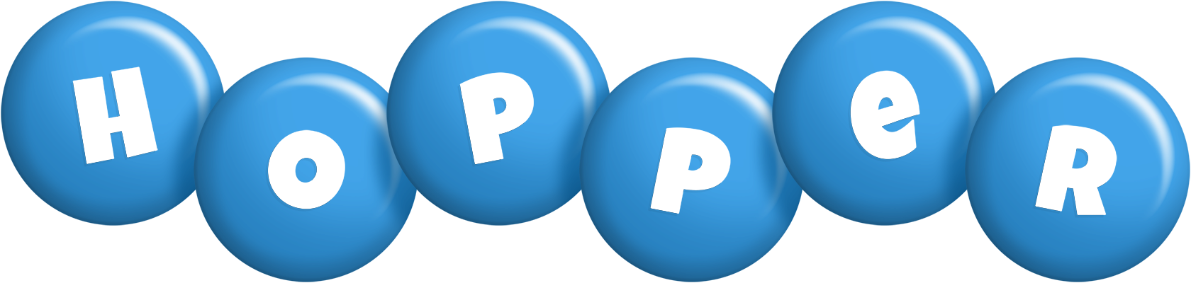 Hopper candy-blue logo
