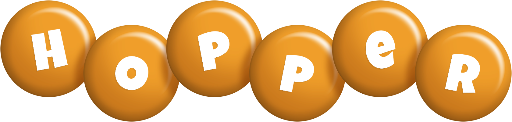 Hopper candy-orange logo