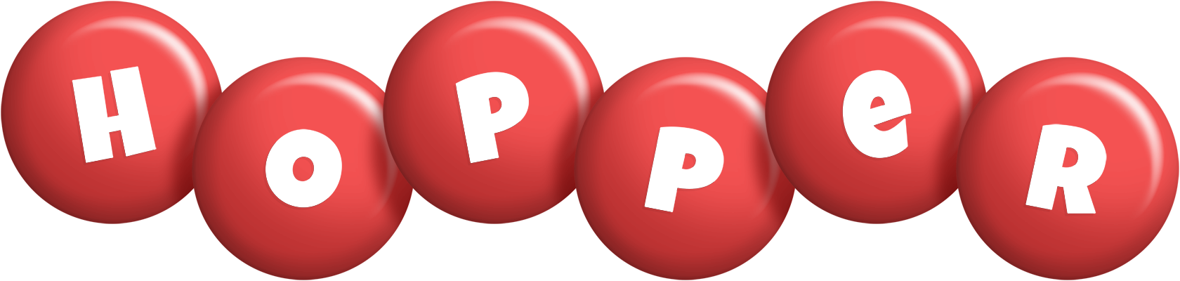 Hopper candy-red logo