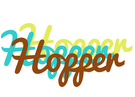 Hopper cupcake logo