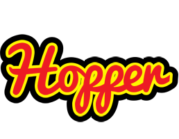 Hopper fireman logo