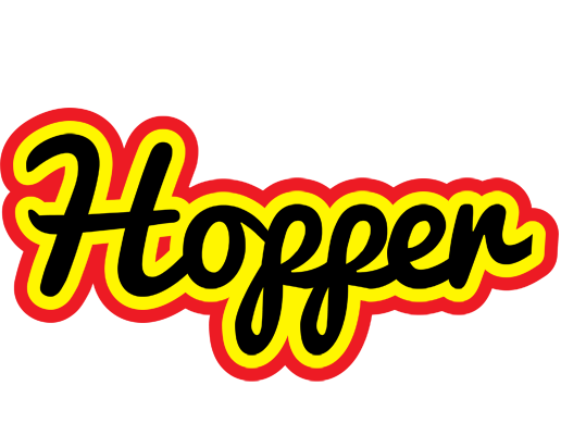 Hopper flaming logo