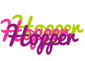 Hopper flowers logo