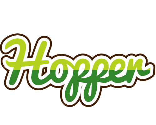 Hopper golfing logo