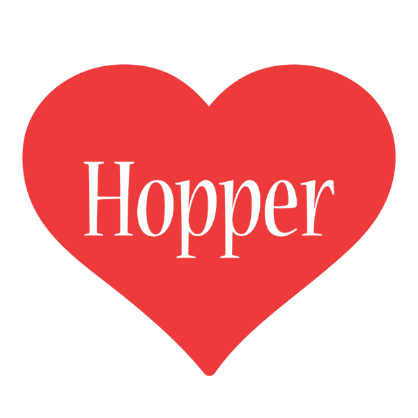 Hopper love logo