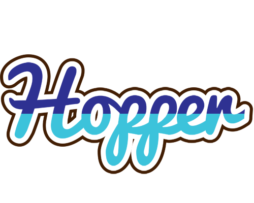 Hopper raining logo