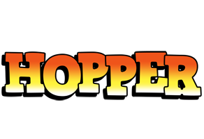 Hopper sunset logo