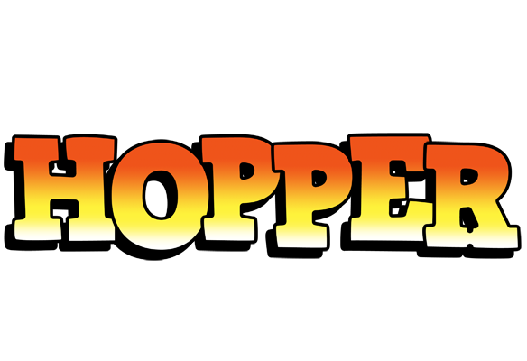 Hopper sunset logo