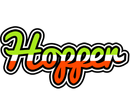 Hopper superfun logo