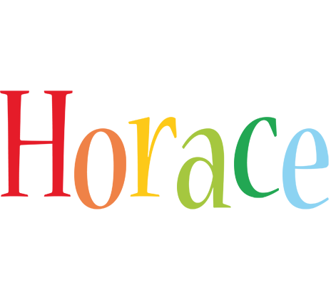Horace birthday logo