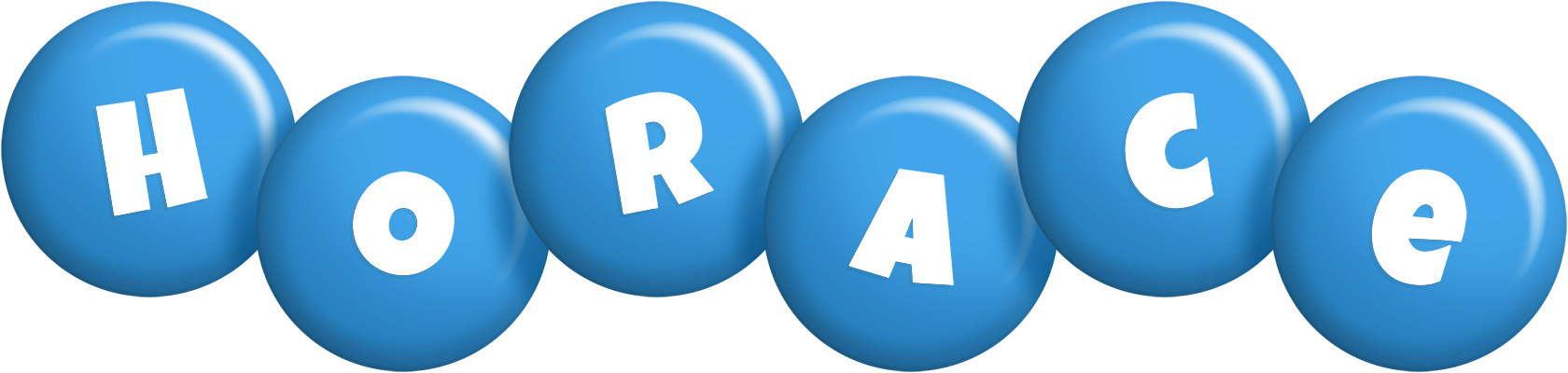 Horace candy-blue logo
