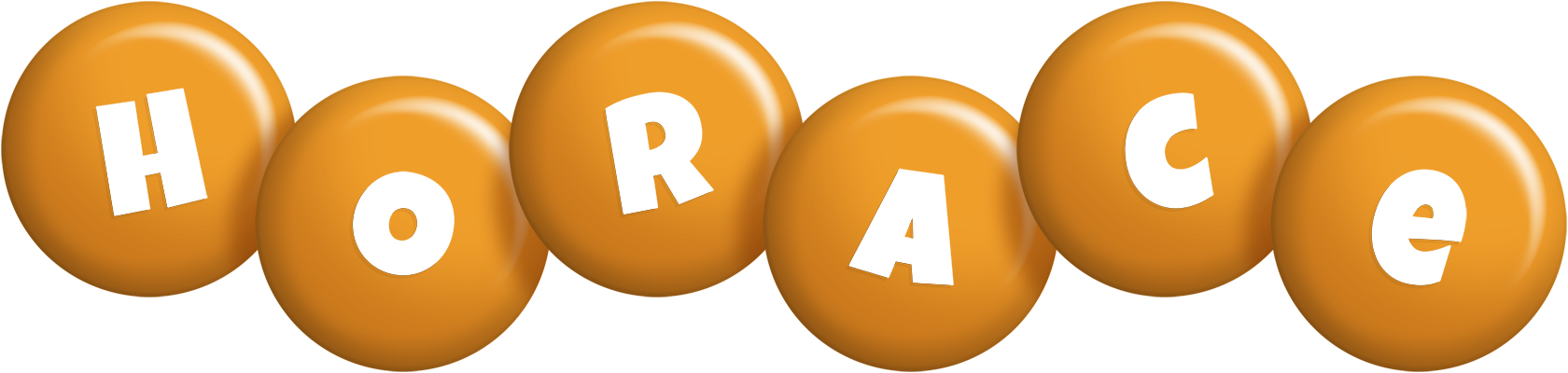 Horace candy-orange logo