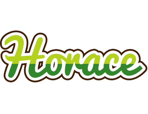 Horace golfing logo