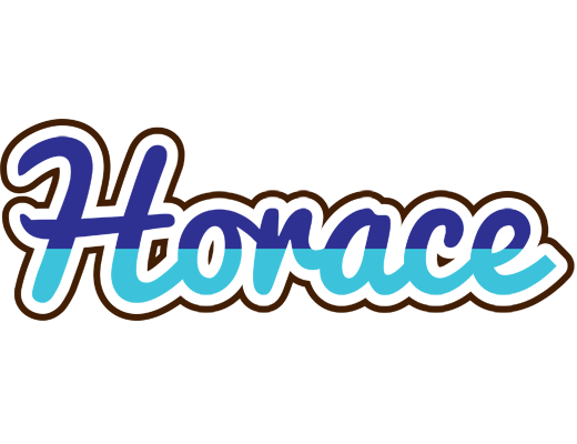 Horace raining logo