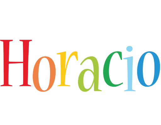 Horacio birthday logo