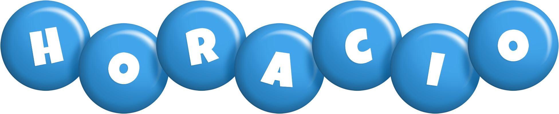 Horacio candy-blue logo