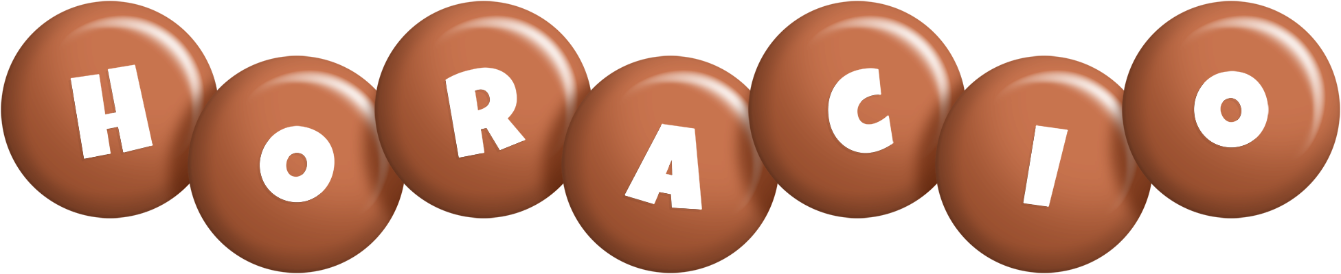 Horacio candy-brown logo