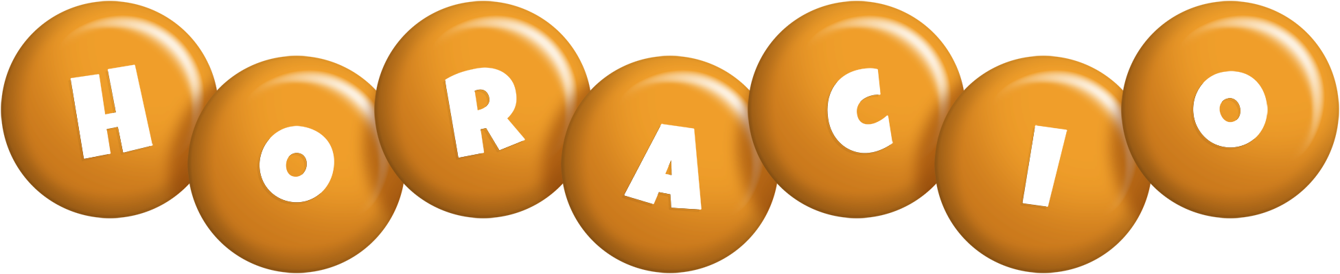 Horacio candy-orange logo