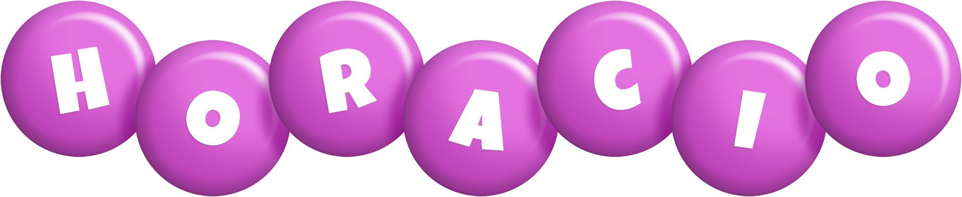 Horacio candy-purple logo