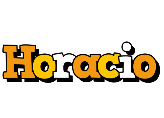 Horacio cartoon logo