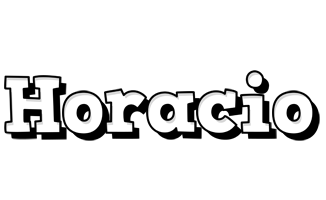 Horacio snowing logo