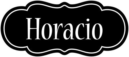 Horacio welcome logo