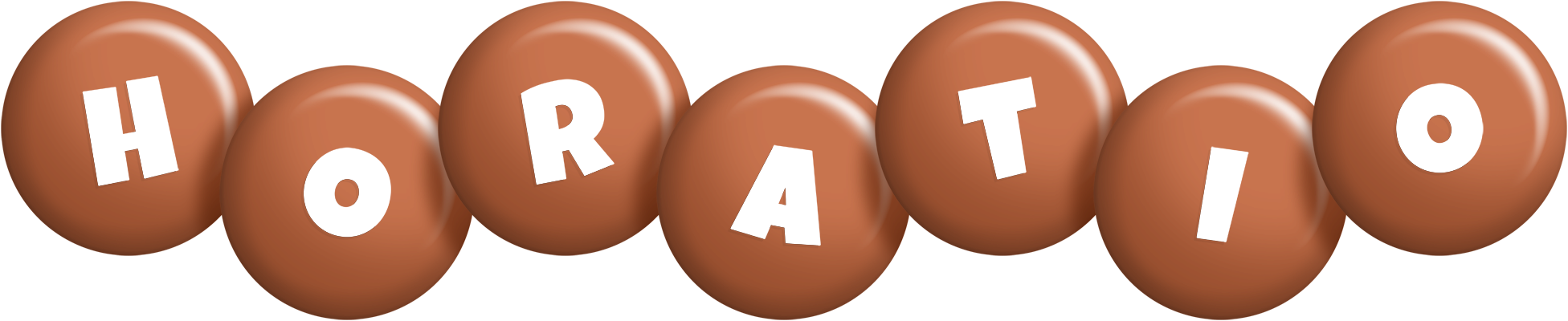 Horatio candy-brown logo