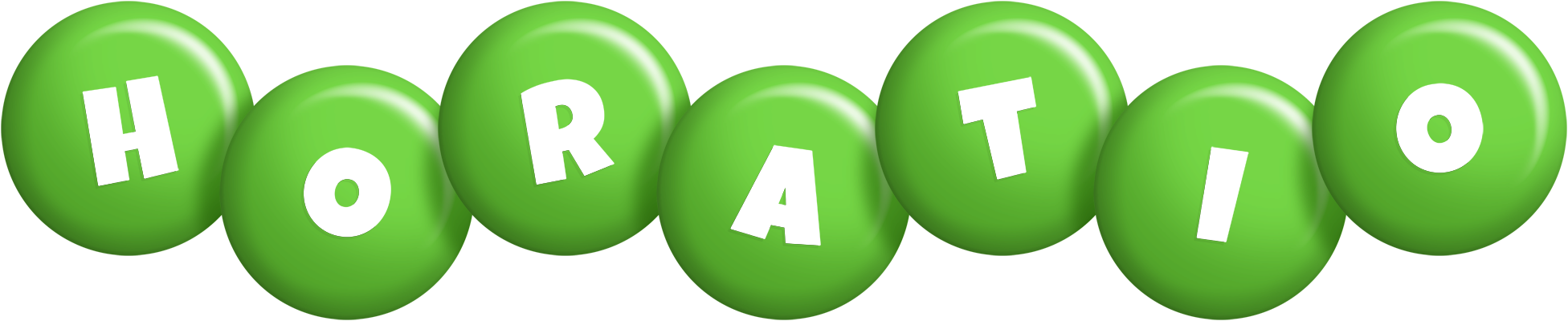Horatio candy-green logo
