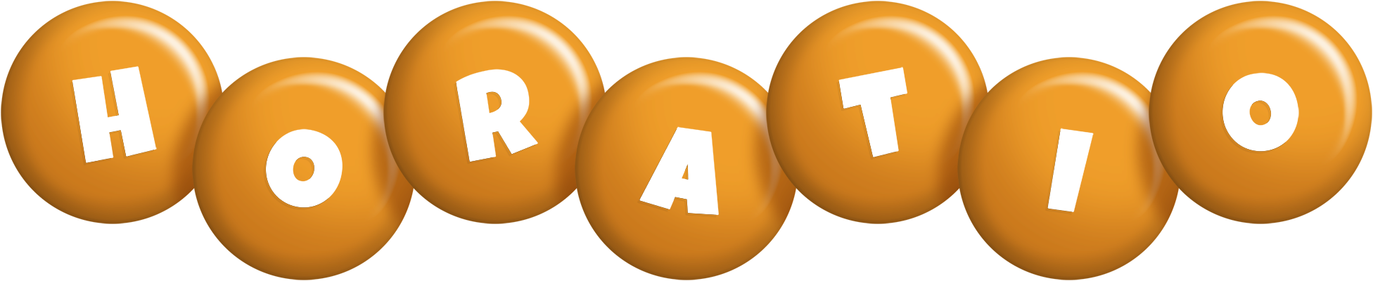 Horatio candy-orange logo