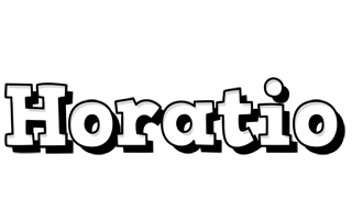 Horatio snowing logo
