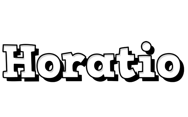 Horatio snowing logo