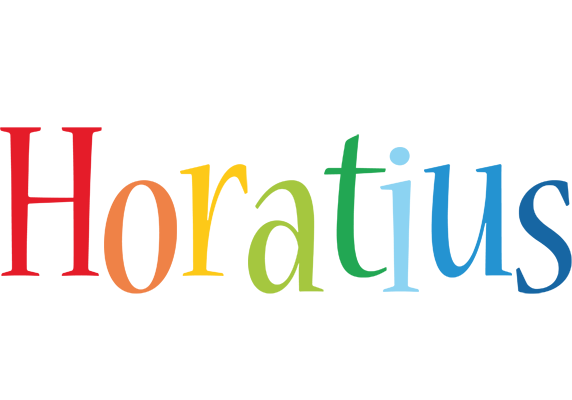 Horatius birthday logo