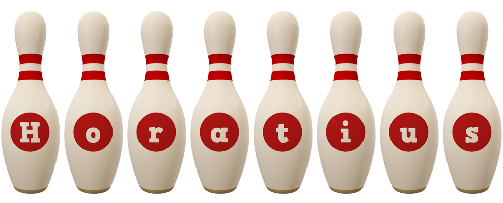 Horatius bowling-pin logo