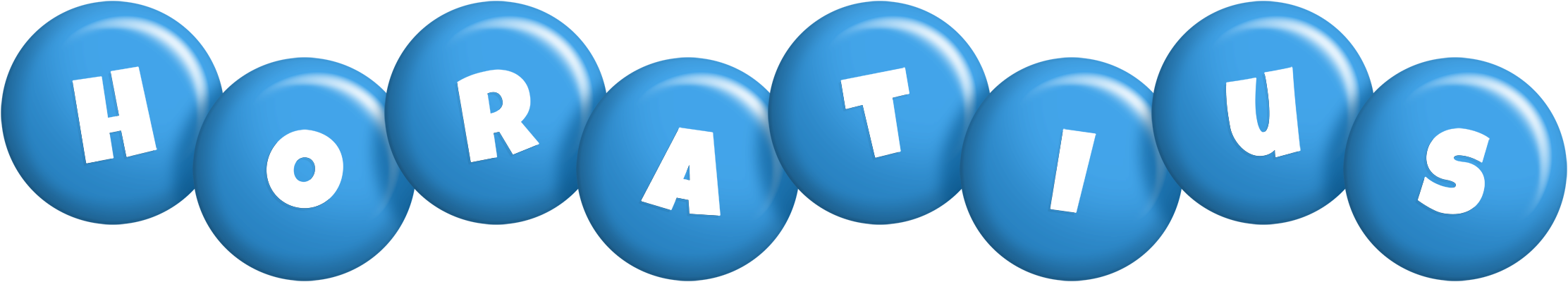 Horatius candy-blue logo