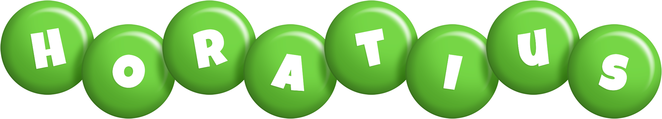 Horatius candy-green logo