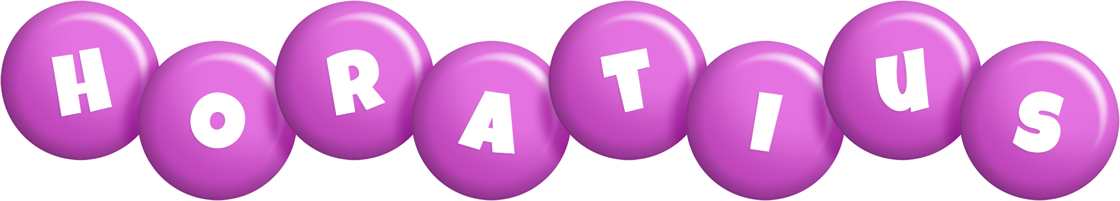 Horatius candy-purple logo