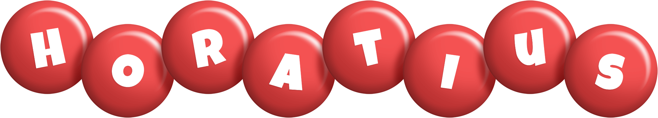Horatius candy-red logo