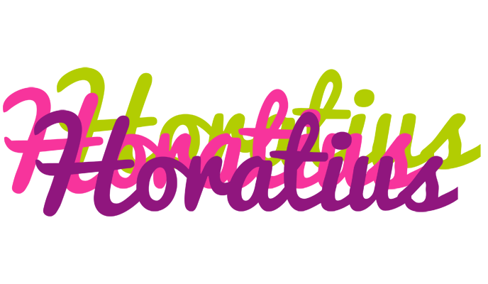 Horatius flowers logo
