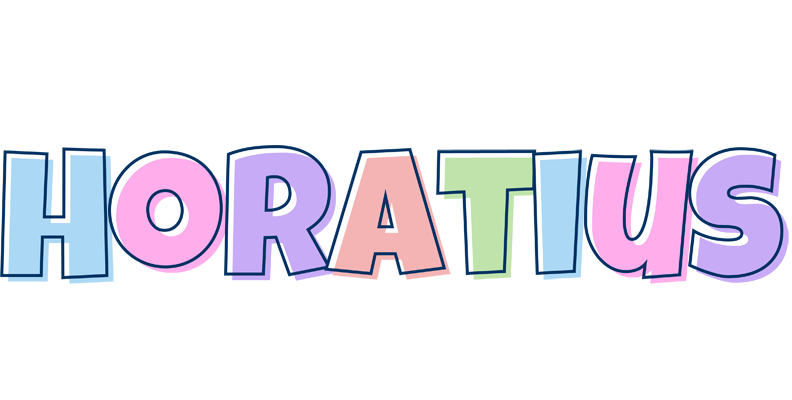 Horatius pastel logo