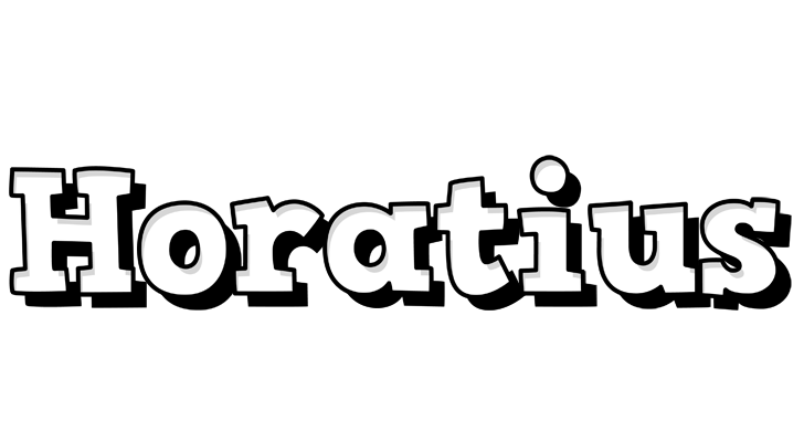 Horatius snowing logo