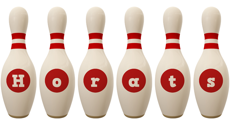 Horats bowling-pin logo