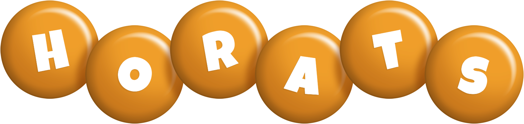 Horats candy-orange logo