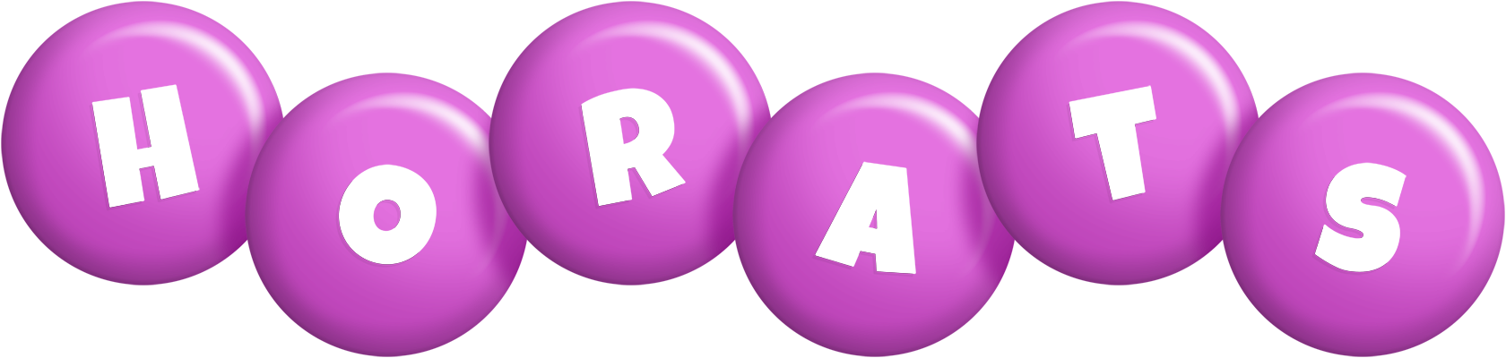 Horats candy-purple logo